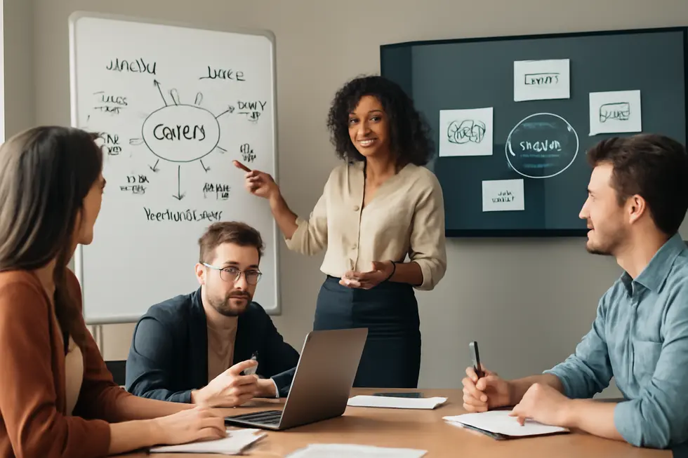 A business owner evaluates slogans for uniqueness and distinctiveness to meet trademark criteria.