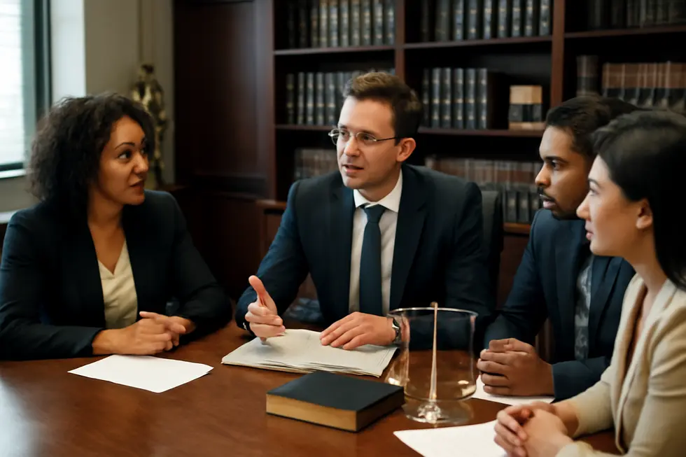 An IP attorney actively engages business clients with personalized, client-focused service.