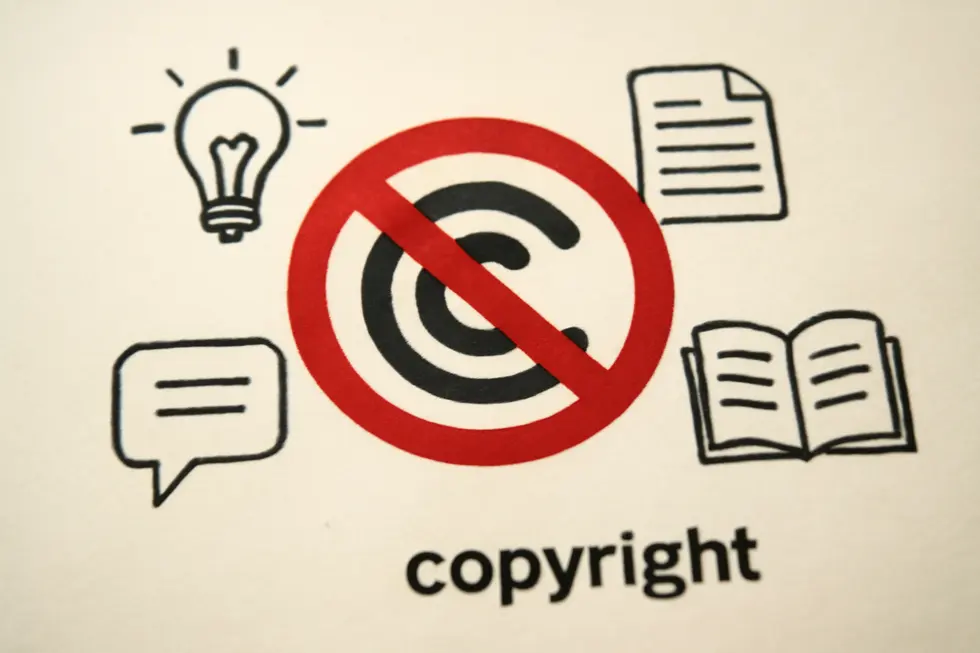 Visual depiction of the core components of a copyright information example: symbol, year, and owner name.