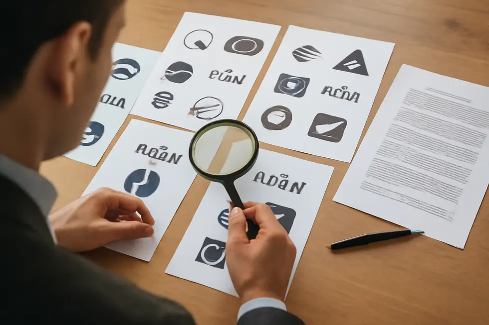 A business owner evaluates slogans for uniqueness and distinctiveness to meet trademark criteria.