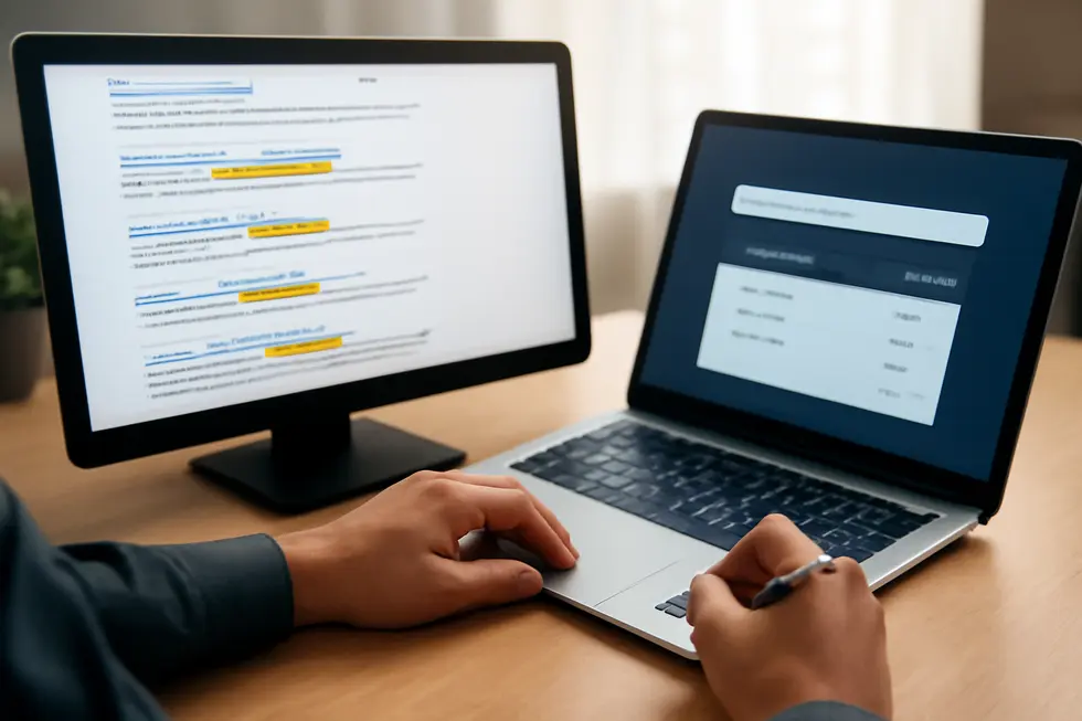 A clean and minimalistic workspace emphasizing the importance of clarity and simplicity in brand name creation.