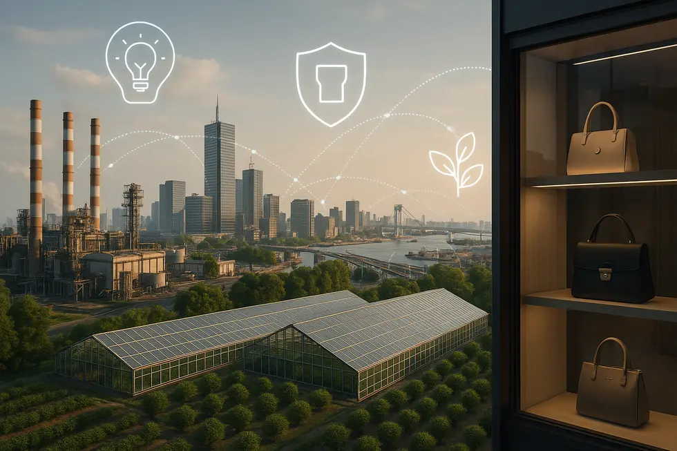 Visual distinction of utility, design, and plant patents, illustrating legal documentation and strategic options for business owners.