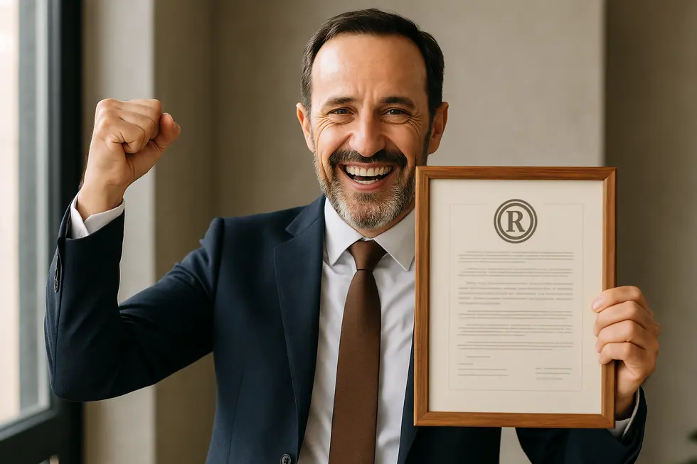 Illustrating the difference between LLC and trademark certificates.
