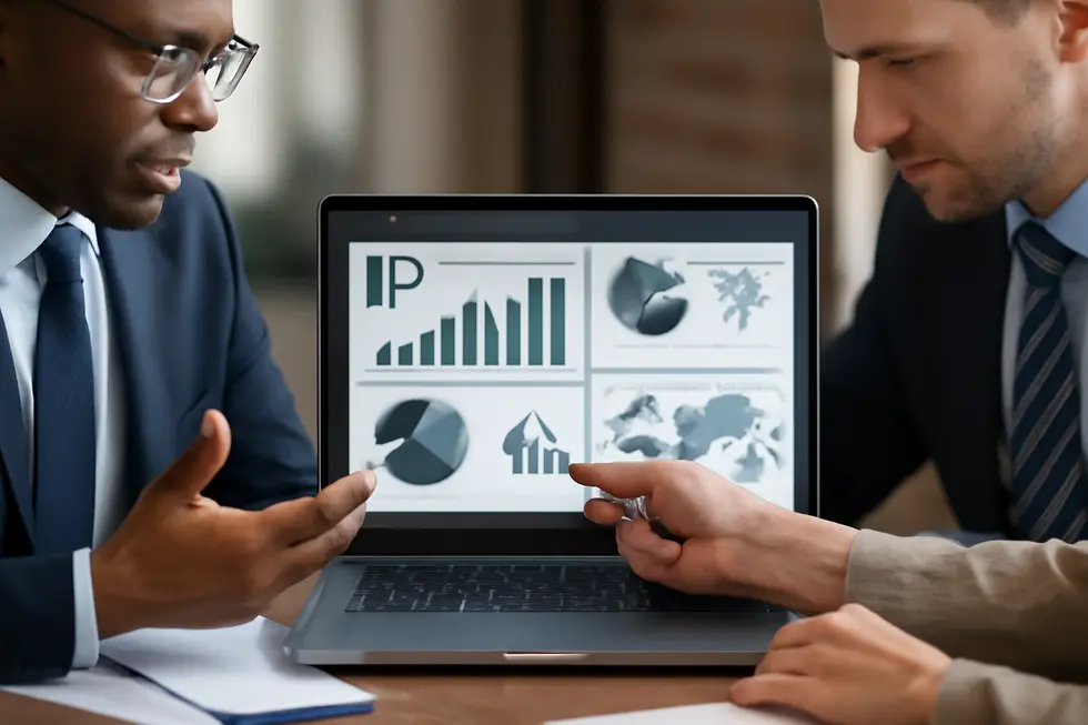 An IP attorney actively engages business clients with personalized, client-focused service.